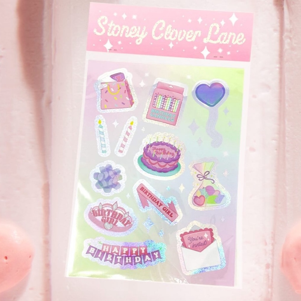 SCL Birthday Stickers - stoney clover lane